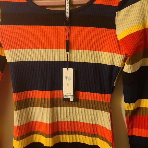 Anthropologie Women's Tracy Reese Striped Column B - Picture 8 of 11